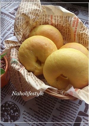 かぼちゃのベーグル*。゜-レシピのメイン写真