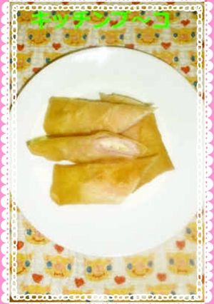 ハムチーズの春巻き-レシピのメイン写真