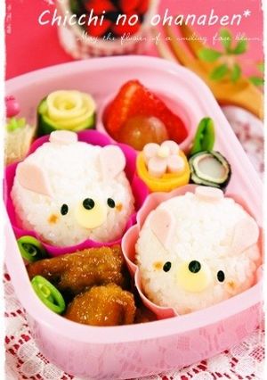 ＊キャラ弁＊簡単★コロリン♪うさぎちゃん-レシピのメイン写真