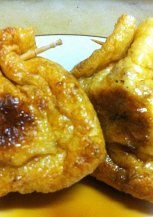 リメイク！餃子のタネde可愛い信玄袋♪-レシピのメイン写真