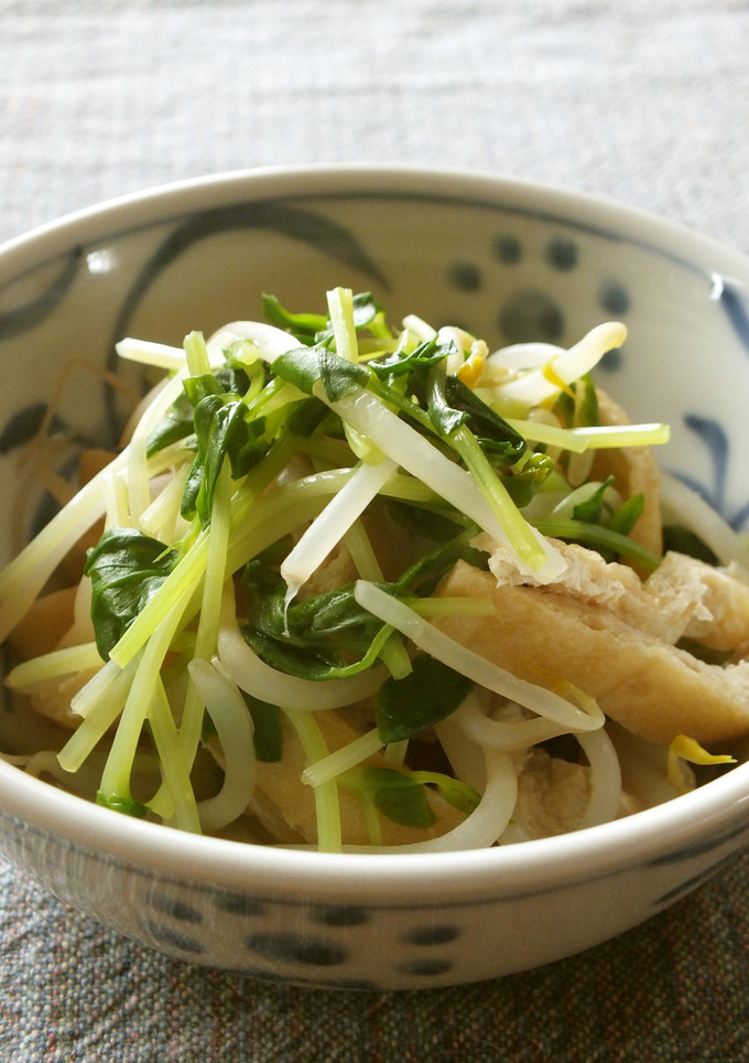豆苗ともやしの煮浸し-レシピのメイン写真