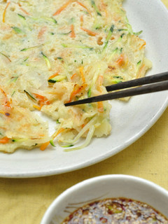 韓国料理ーズッキーニのチヂミ-レシピのメイン写真