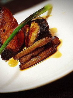 芋がらと鰤の照り焼き 茗荷竹添え-レシピのメイン写真
