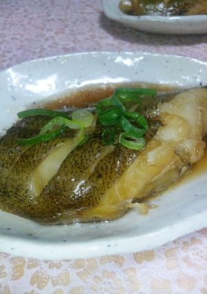 シリコンスチーマーでカレイの煮付け-レシピのメイン写真