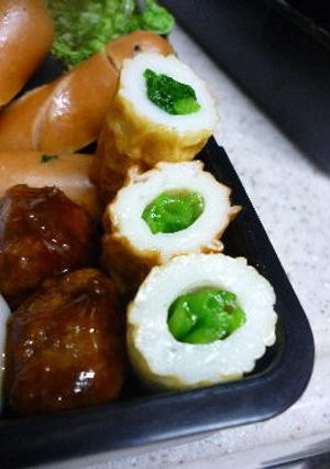 キュウリに鋳込まれたほうれん草✾-レシピのメイン写真