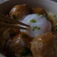 鶏だんごのゆるゆるふっくら煮・温卵のっけ