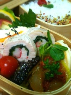 塩麹でしっとりささみロール弁当-レシピのメイン写真