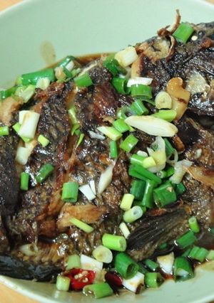 台湾料理～紅焼呉郭魚（台湾鯛の煮付け）-レシピのメイン写真