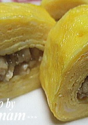 お弁当に☆鶏そぼろの卵焼き-レシピのメイン写真