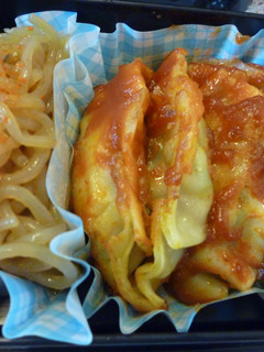 残った餃子で簡単お弁当のおかず(^^)-レシピのメイン写真