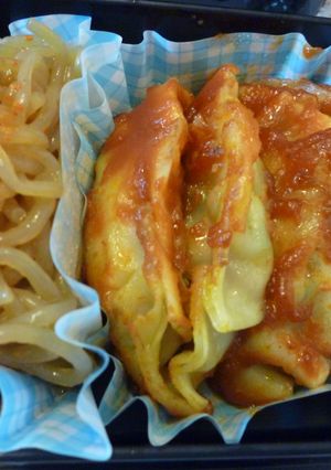 残った餃子で簡単お弁当のおかず(^^)-レシピのメイン写真