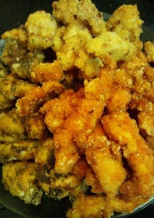 鶏胸肉のから揚げ3種-レシピのメイン写真