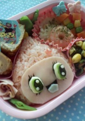 キャラ弁たまごっち*ひめスペっち-レシピのメイン写真
