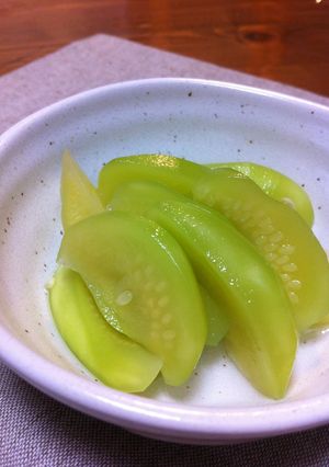 メロンのお漬物-レシピのメイン写真