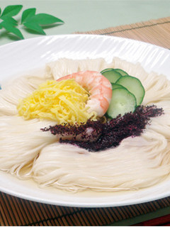 冷やしそうめん さっぱり赤しそ風味-レシピのメイン写真