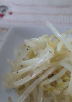 時短・簡単　ごま香る★もやしのレンジ蒸し-レシピのメイン写真