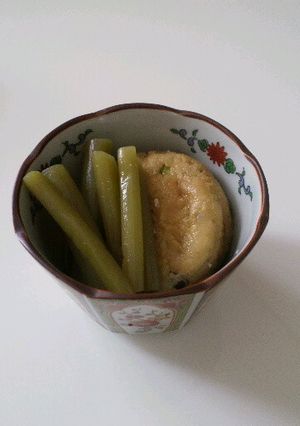やさしい味 がんもとフキの煮物-レシピのメイン写真