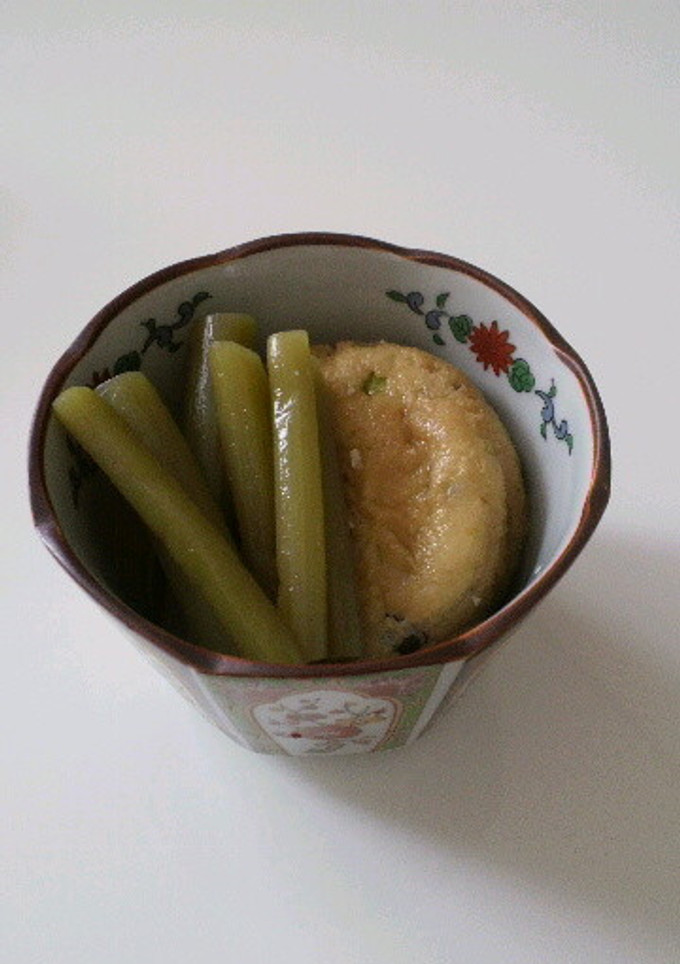 やさしい味 がんもとフキの煮物-レシピのメイン写真