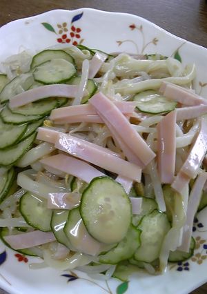 ランチにどうぞ♪超簡単冷やし中華風うどん-レシピのメイン写真