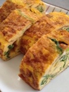 ❤三つ葉inたまご焼き❤(´∪`*)-レシピのメイン写真