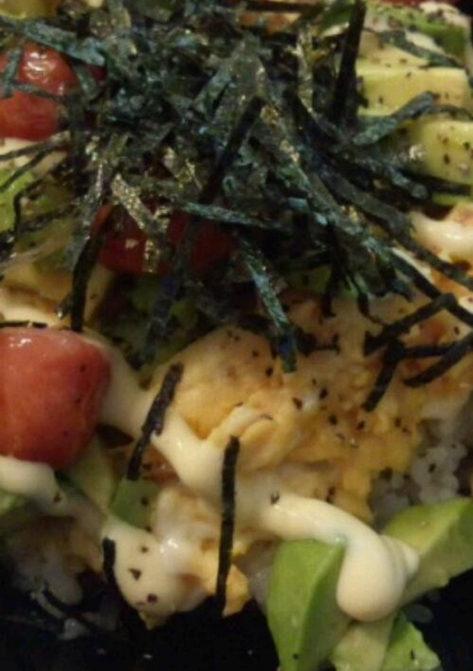 アボカドとソーセージの照り焼き味の丼-レシピのメイン写真