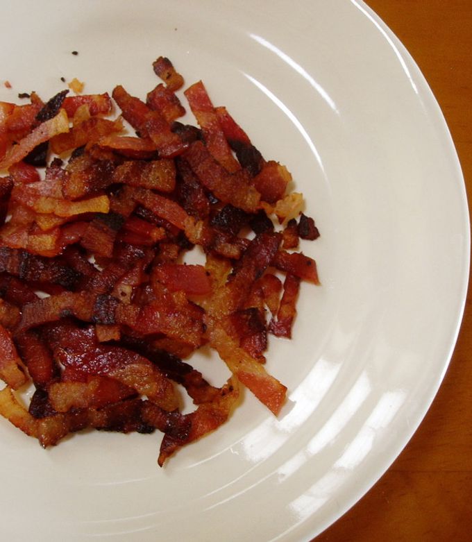 かりかりベーコン ヘルシー！カリカリベーコンチップ by かばぽん 【クックパッド】 簡単