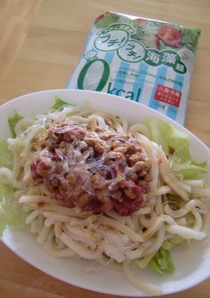 ランチに！ヘルシーボリュームサラダうどん-レシピのメイン写真
