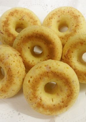 離乳食♪1歳からチーズ焼きドーナツ☆-レシピのメイン写真
