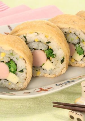 菜の花いなり巻き-レシピのメイン写真
