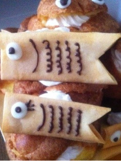 こどもの日☆春巻きの皮で鯉のぼり-レシピのメイン写真