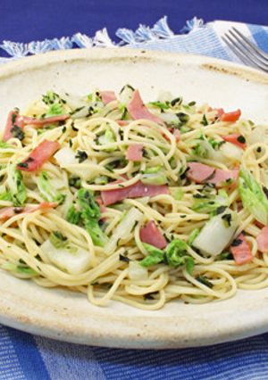 白菜とベーコンのパスタ-レシピのメイン写真