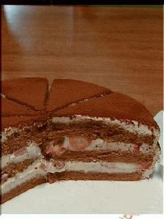 mamakissの*苺サンド・チョコレートケーキ*-レシピのメイン写真