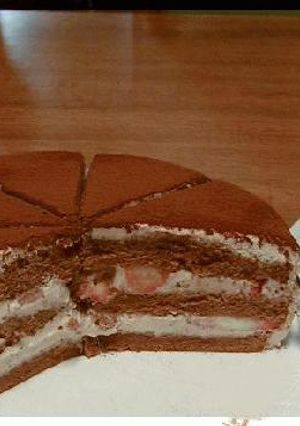 mamakissの＊苺サンド・チョコレートケーキ＊-レシピのメイン写真