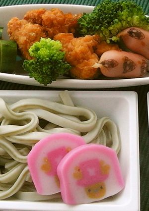こいのぼりうどん-レシピのメイン写真