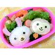 キャラ弁☆うさぎサンとおさるサン