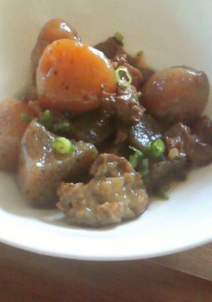 とろっとろ牛すじ蒟蒻煮込み-レシピのメイン写真