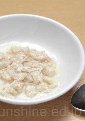 【離乳食 中期】つくねのやわらか煮-レシピのメイン写真