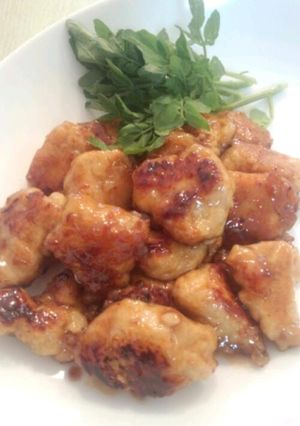 簡単☆やわらか鶏胸肉の甘酢あんかけ☆-レシピのメイン写真