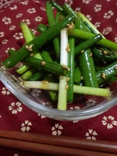 ねぎのおつまみ胡麻和え-レシピのメイン写真