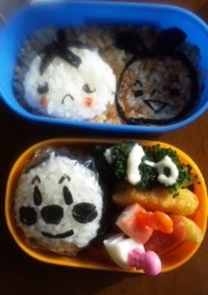 お弁当〜シロナッスンとヤプース君〜-レシピのメイン写真