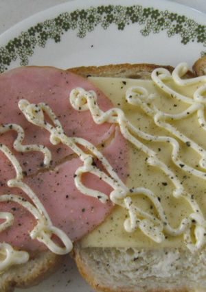 ハムチーズマヨトースト-レシピのメイン写真