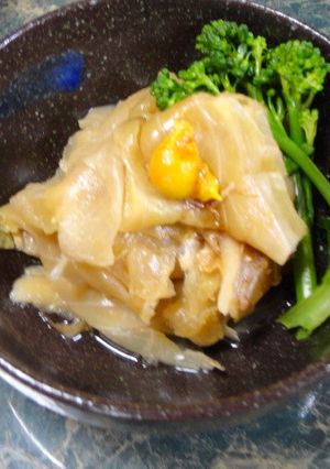 小さな野菜☆蒸しキャベツの辛子和え-レシピのメイン写真