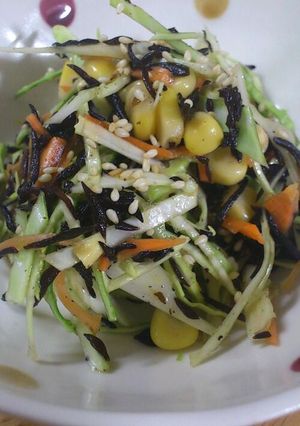残り野菜で☆ひじきの中華サラダ-レシピのメイン写真