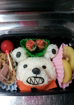 幼稚園弁当！ﾜﾝﾋﾟｰｽ！ﾍﾞﾎﾟ★-レシピのメイン写真