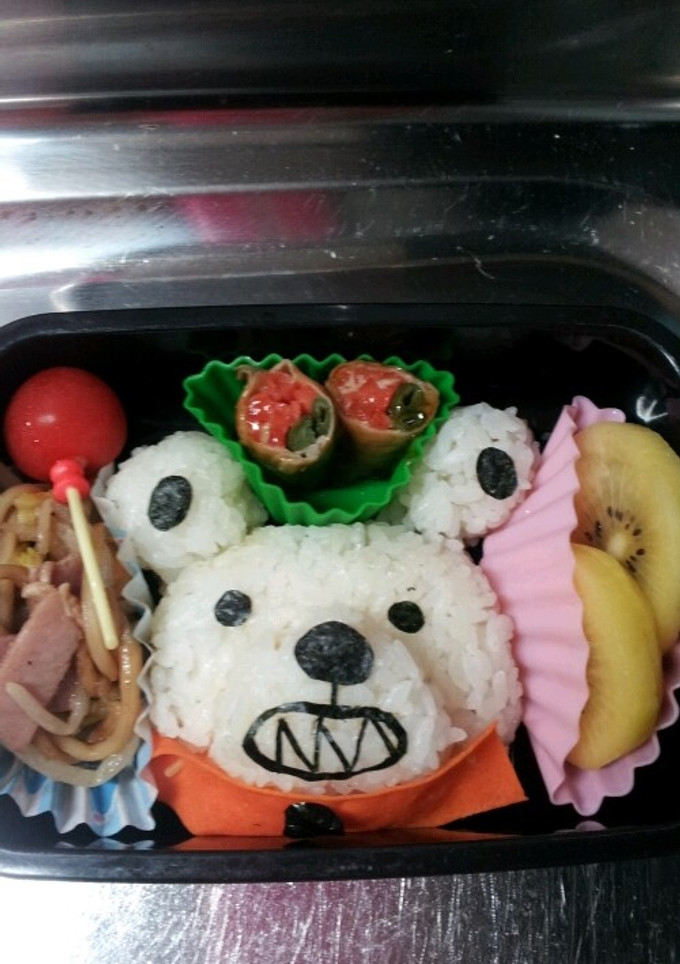 幼稚園弁当！ﾜﾝﾋﾟｰｽ！ﾍﾞﾎﾟ★-レシピのメイン写真