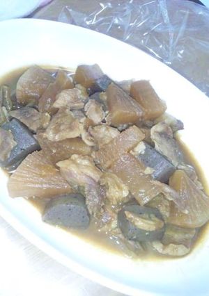 簡単！牛すじこんにゃく(圧力鍋不要)-レシピのメイン写真