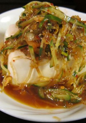 キムチ海藻麺冷奴-レシピのメイン写真