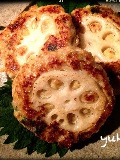 蓮根みそバーグ-レシピのメイン写真