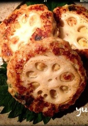 蓮根みそバーグ-レシピのメイン写真