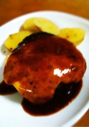 男気あふれるハンバーグ-レシピのメイン写真